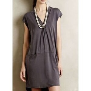 Anthropologie Dolan Lola Grey Tunic Gorpcore Mini Dress Sz XS Resort Summer